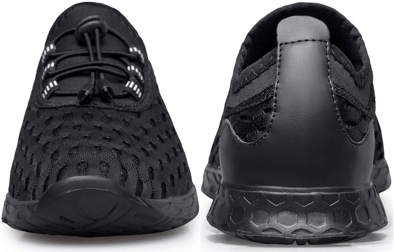 DOUSSPRT Women's Water Shoes Quick Drying Sports Aqua Shoes DarkBlack Size 7 - Image 5